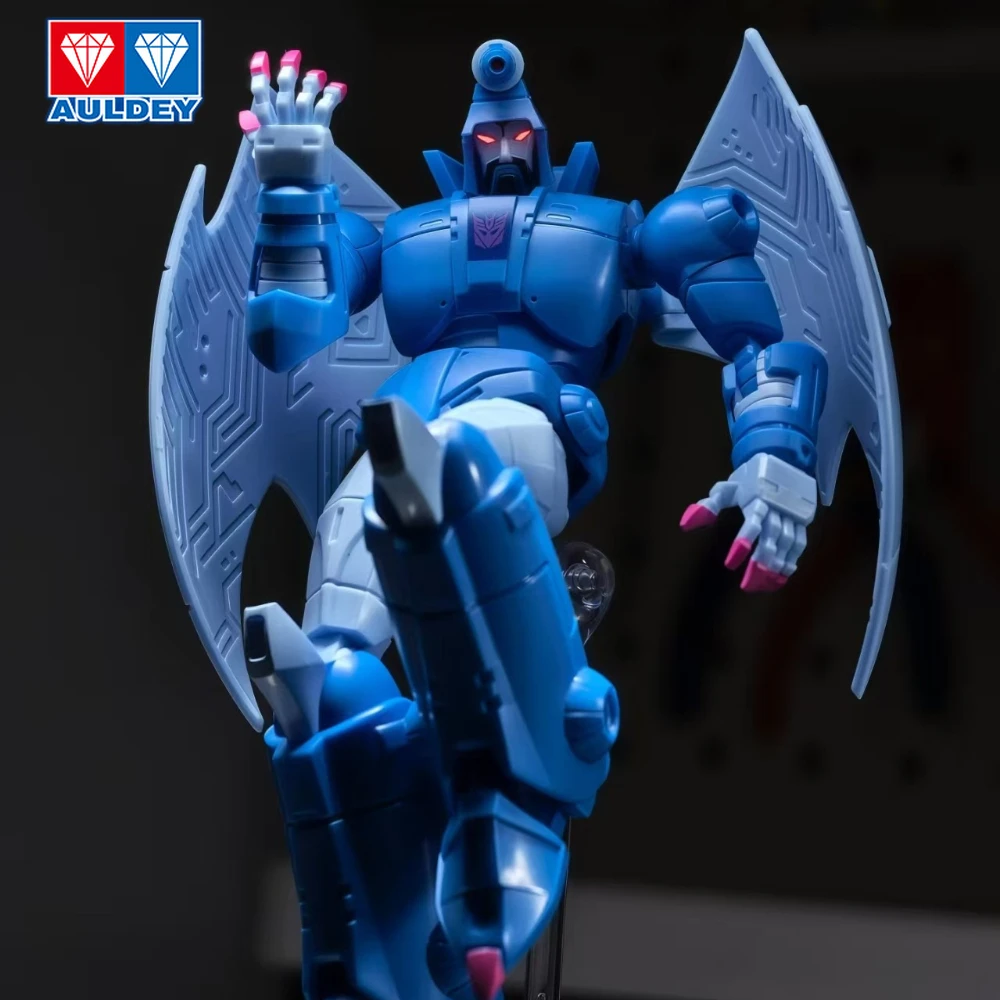 本物の正規品トランスフォーマーメカモデルガルバトロンクリアメガトロンコレクタブルアクションフィギュア男の子の祭りサプライズギフトおもちゃ