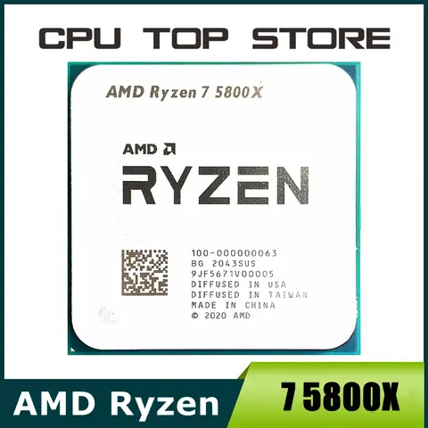 AMD Ryzen 7 R7 5800X 3,8 GHz 8 núcleos 16 hilos CPU procesador Socket AM4