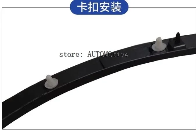 for tesla model Y Wheel arch trim Front and Rear Bumper Leaf Trim Panel Automobile Wheel Eyebrow Anti Insertion