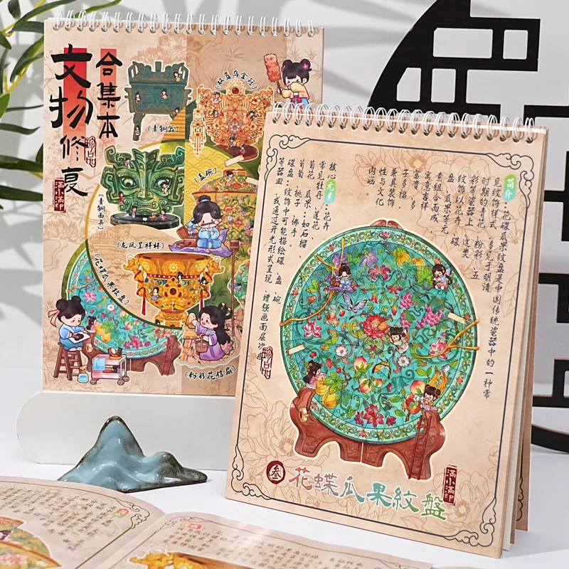 Kawaii 3D cultural relic restoration Landscape Sticker book DIY  Pocket Cabin  Scene festival  holiday Children's Toys gifts ﻿ ﻿ view 3