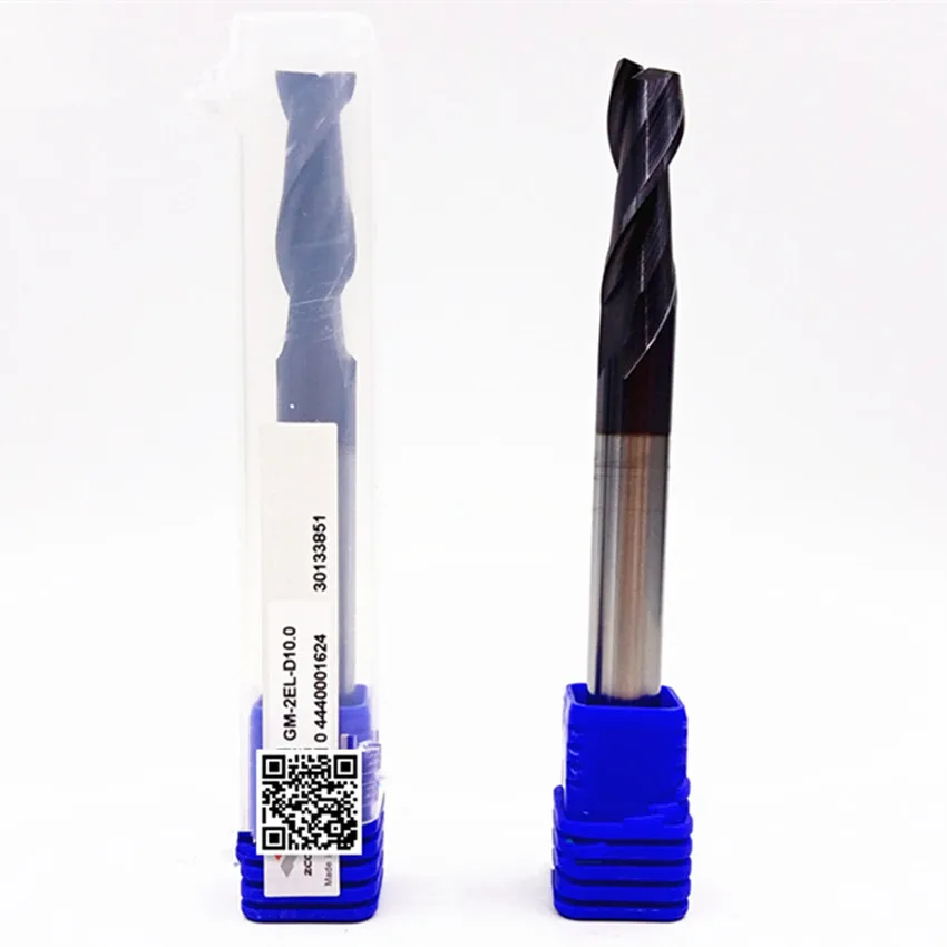 ZCC.CT GM-2EL-D8.0/GM-2EL-D10.0/GM-2EL-D12.0/GM-2EL-D14.0/GM-2EL-D16.0/GM-2EL-D20.0 Frese piatte a lama lunga a due scanalature 1 pz/scatola