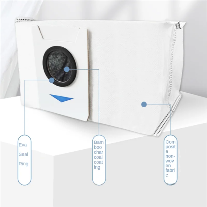 A44F-حقيبة غبار ل Ecovacs Deebot T20/T20MAX/T20PRO/X1 OMNI/T10 Omni/Turbo جهاز آلي لتنظيف الأتربة استبدال أجزاء