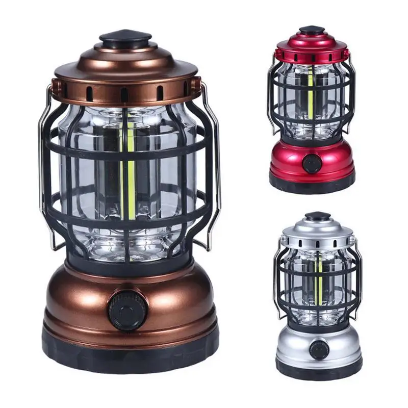 18650 LED Camping Lantern Fashion Portable Waterproof USB Rechargeable Outdoor Camping Lights Emergency Light Camping Accessorie