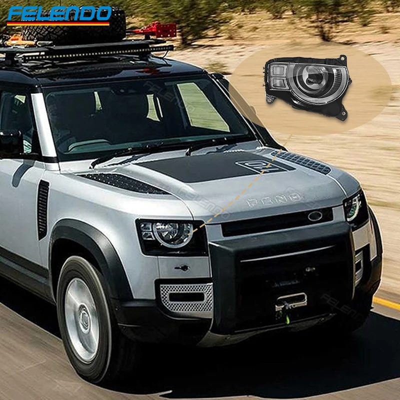 

Фара Felendo для Land Rover Defender 2020-2022, фара для Defender 110, фара