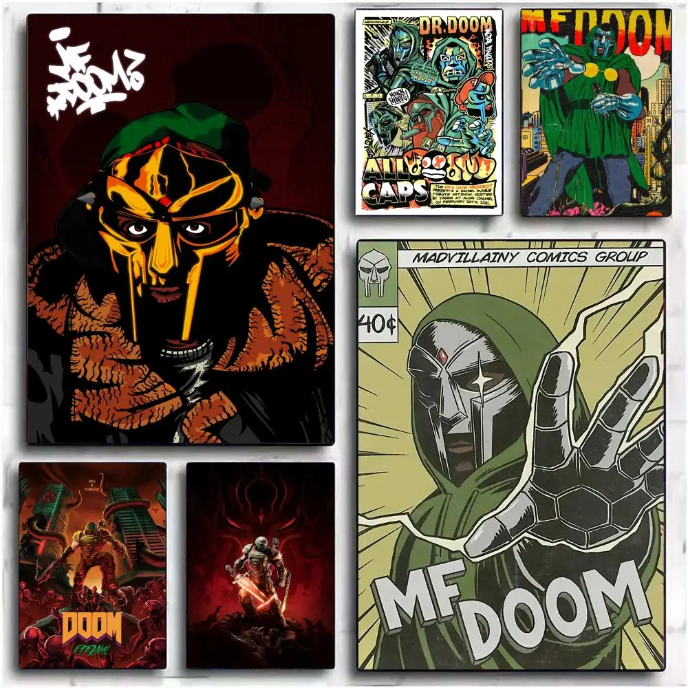 

Rapper M-mF D-dOOM Poster HD WallArt Poster for Home Bar Room Decor DIY Vintage Print for Office Home