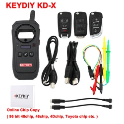 KEYDIY KD-X2 Remote Maker Unlocker and Generator-Transponder Cloning Device With 96 Bits 48 Transponder Copy Frequency detection