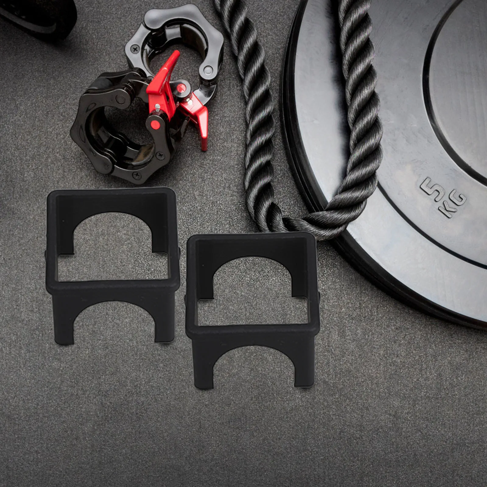 

4Pcs Hollow Square Tube Slide Sleeve Fitness Equipment Inner Adapter for Exercise Equipment Improving Stability Reducing Noise