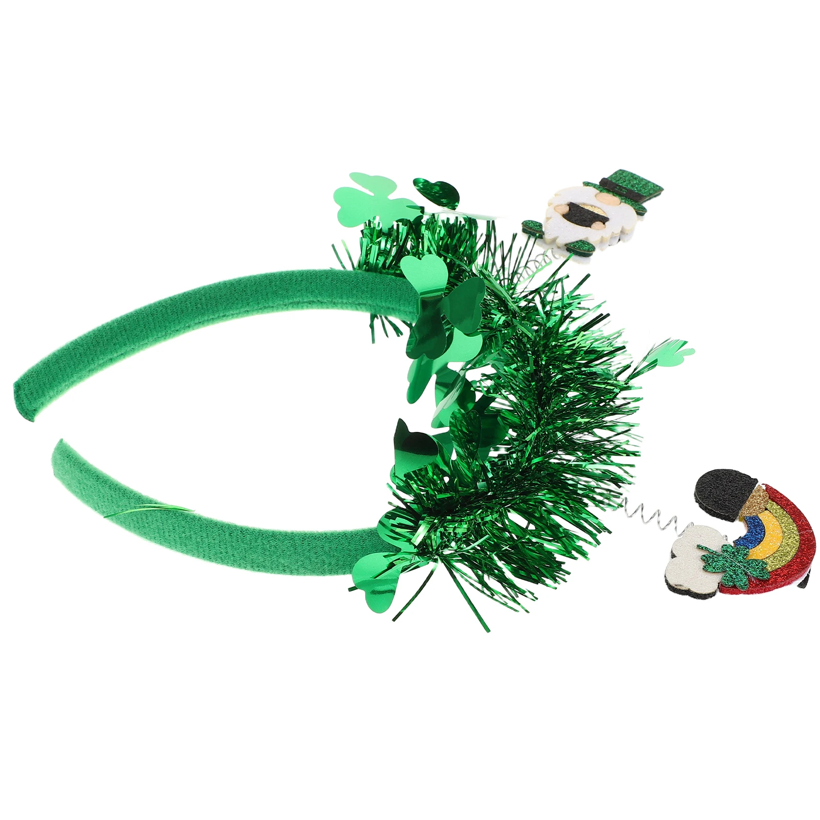 

Green Shamrock Headb for Patricks Day Women Irish Festival Celebration Accessories Comfortable Elastic Material Satin Hairb s