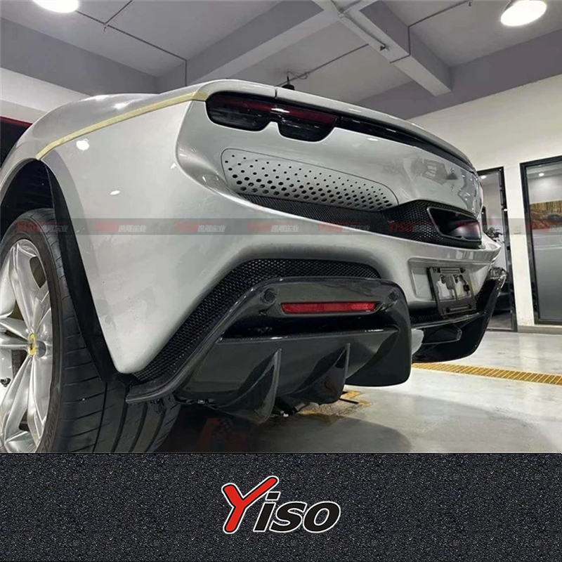 

Applicable to the modified rear lip of Ferrari 296 GTB GTS, true carbon fiber OEM model rear lip rear spoiler and rear winding