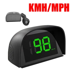 GPS HUD Head Up Display GPS Speedometer KMH/MPH HD LCD Display Plug and Play Car Speed Display Satellite Velocimeter