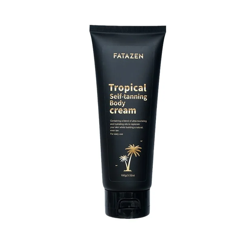 Loción bronceadora oscura instantánea: autobronceador natural, trae el cuerpo un bronceado degradado oscuro medio sin rayas