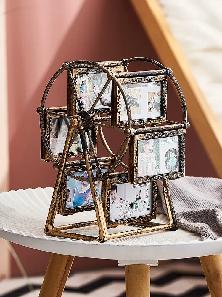 Creative Nordic Interior Ferris Wheel Decoration Home Living Room Decoration Room Photo Frame Picture Frames