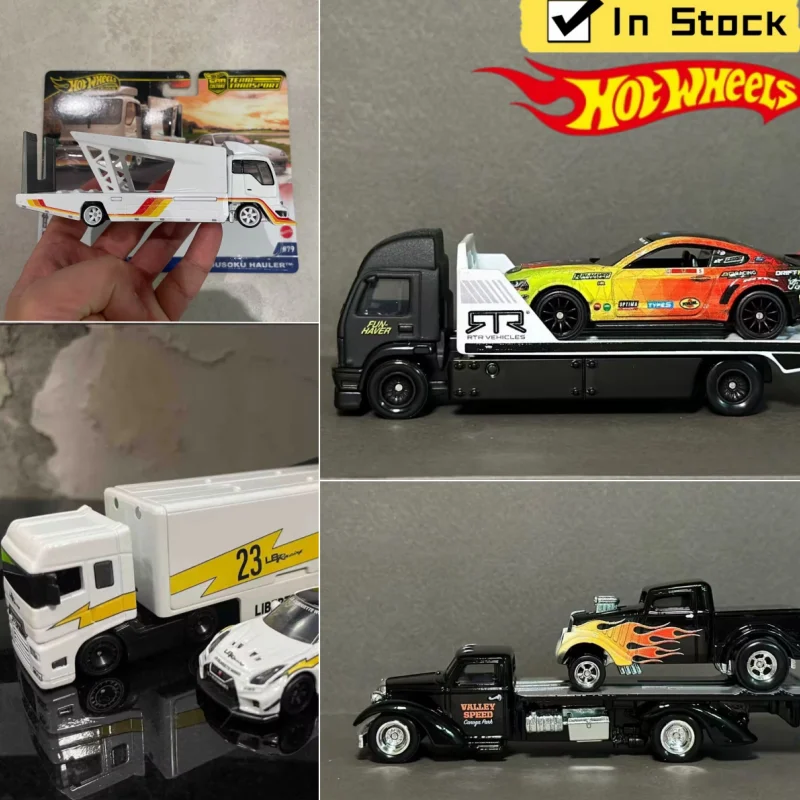 

Hot Wheels Премиум Car Culture Team Transport Series Gtr Ford Коллекционная модель автомобиля Детские игрушки Украшение комнаты Подарок на день рождения