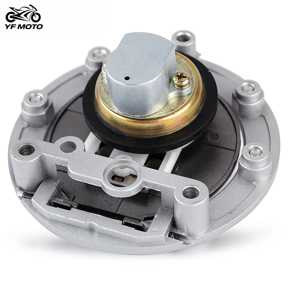 دراجة نارية خزان الوقود غطاء تغليف مع مفتاح لياماها YZF R1 R750 الرعد القط TDM850 XJ600 900 تحويل FZR600 نشأة #6