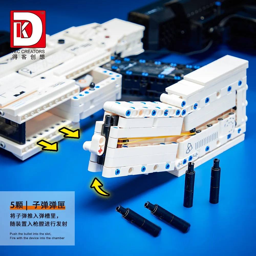 1988PCS M4A1 Elektrisch Militair Simulatiemodel Tactische Apparatuur Educatieve Bouwstenen Leger Serie Bakstenen Speelgoed Geschenken Jongen