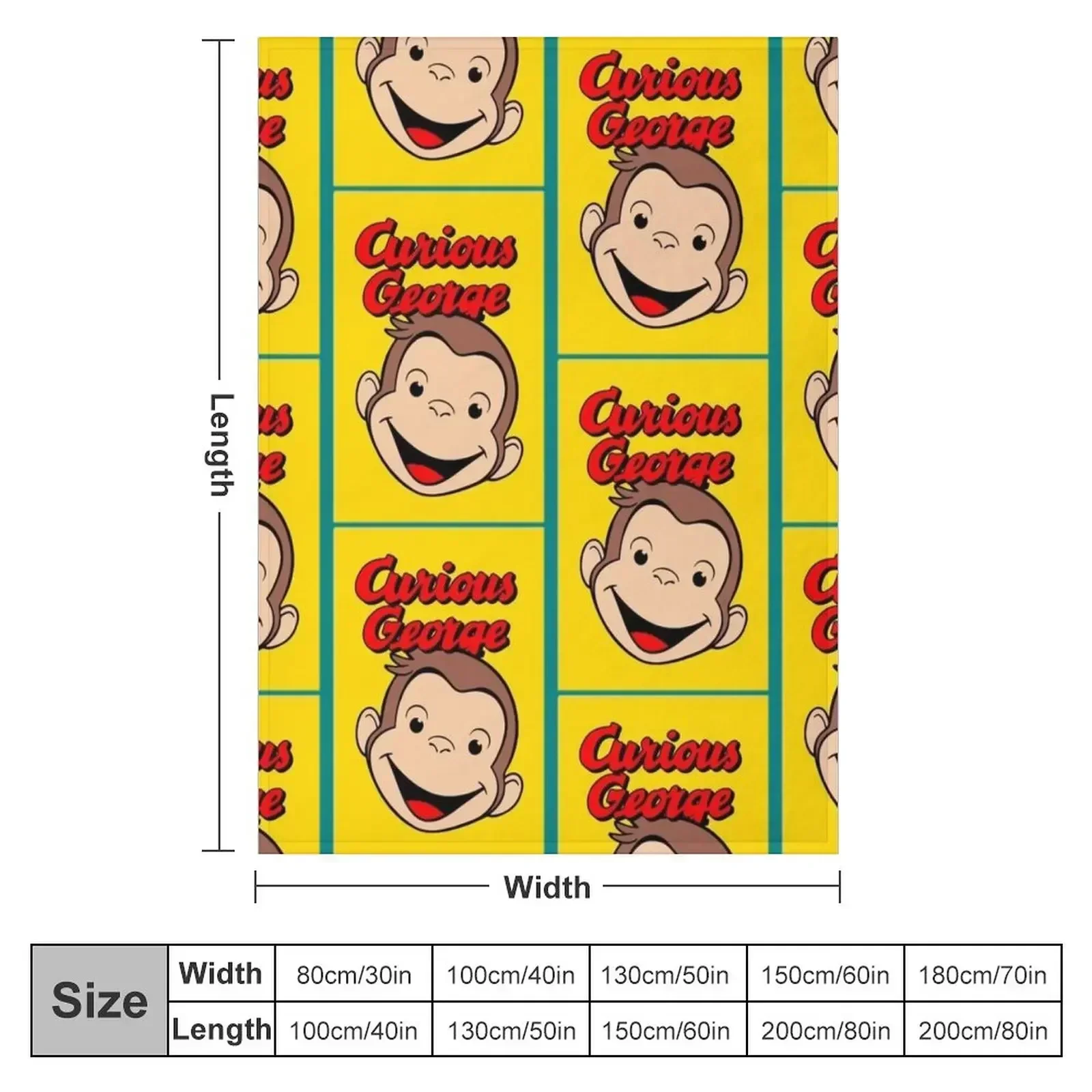 Curious George 2 (5) Throw Blanket Soft Beds cosplay anime Sofa Quilt Summer Luxury Throw Flannel Blankets