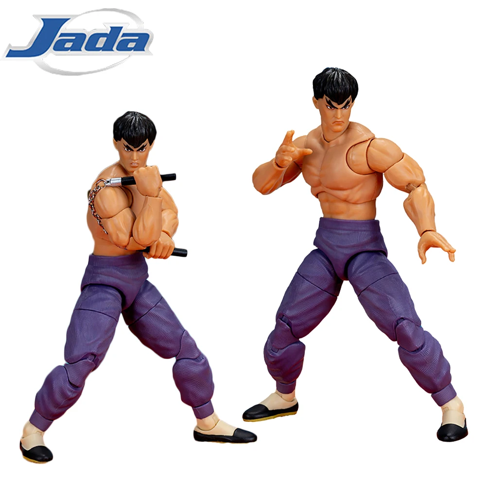 

Original Jada Toys Street Fighter 2 Action Figure 1/12 Sdcc Limit Fei Long Collectible Model Toys Birthday Gifts for Children