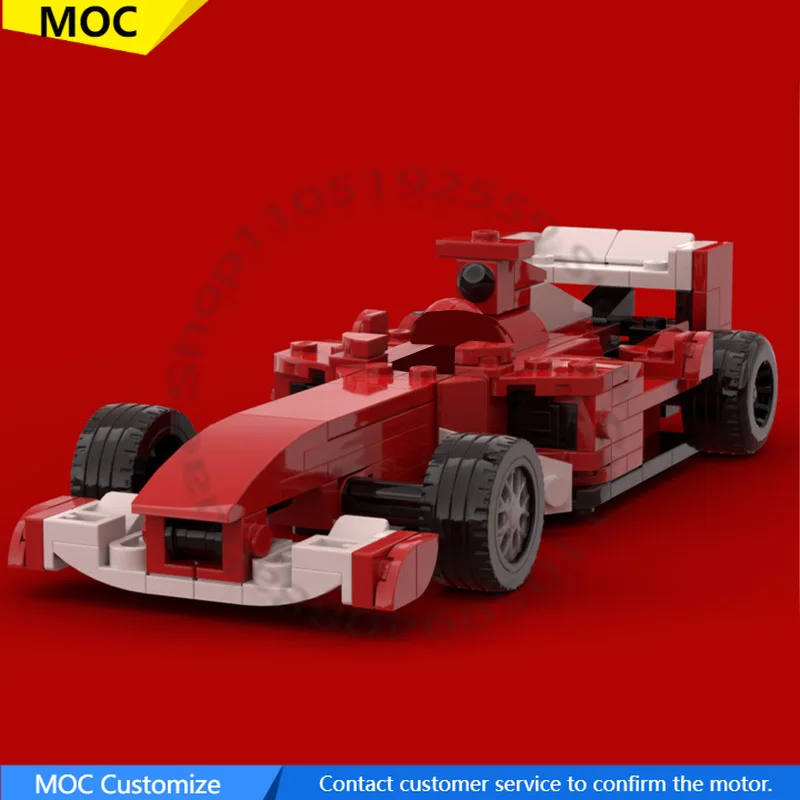 248 pièces voiture de sport Ferrarl F2004 MOC personnaliser bloc de construction modulaire Design créatif éducatif bricolage garçons anniversaire jouet cadeau