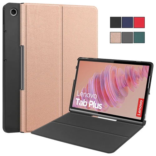 Funda Protectora De Cuero Pu Para Tableta Lenovo Tab Plus,