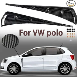 Car Fender Side Vents Air Wing Vent Trim Sticker For VW Polo Mk3 Mk4 Mk5 Mk6 GTI 86C 6N 6N2 6KV 6Q 9N 9N3 6R 6C 61 AW BZ Vento