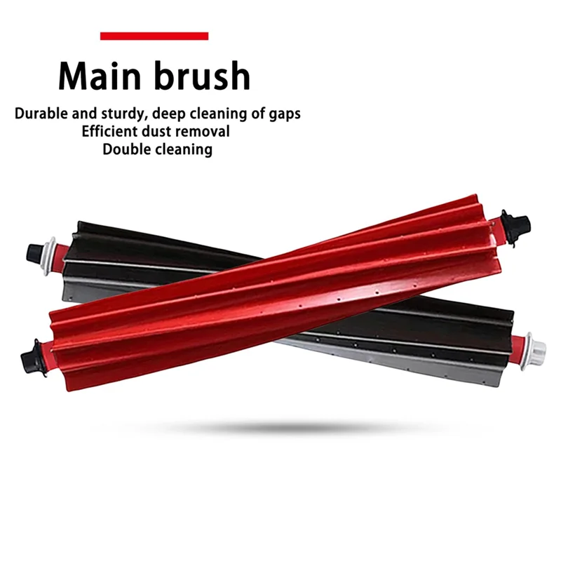A33R-Main Brush Cover Kit Compatible For Roborock Qrevo Master /V20/ P10S Pro Vacuum Cleaner Robot Roller Side Brush Dust Bag - view 4