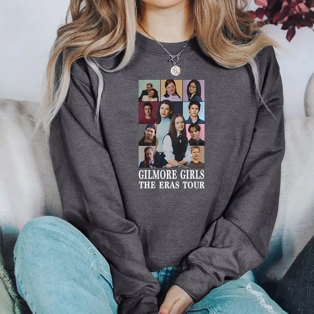 Tv Show Gilmore Girl Eras Sweatshirt Vintage Stars Hollow Pullover Rory Lorelai Gilmore Sweater Luke's Diner Crewneck Sweatshirt