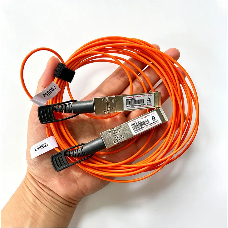 25Gb/10Gb SFP Multimode 850nm Optical Wire 5M LC SFP+10G-AOC Optical Cable for MikroTik,Ubiquiti,Mellanox...Fiber Optical Switch