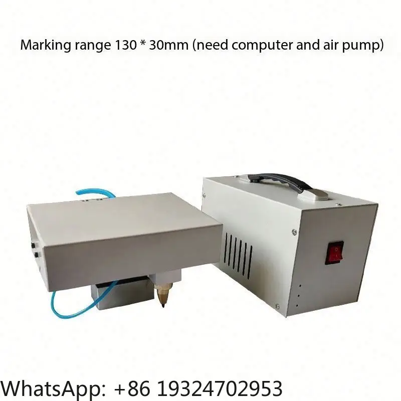 130*30mm Portable Vehicle Chassis Number Engraving Machine Dot Peen Marking Machine Pneumatic Metal Handheld Car Number Vin