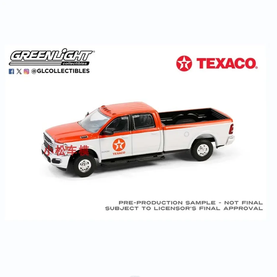 Zielony Model Samochodu Green Light 1:64 Texaco Special Edition Seria 1-2023 Ram 2500, Zabawki, Prezenty, Kolekcja, Model Samochodu Odlewany ze Stopu, Kolekcjonerski