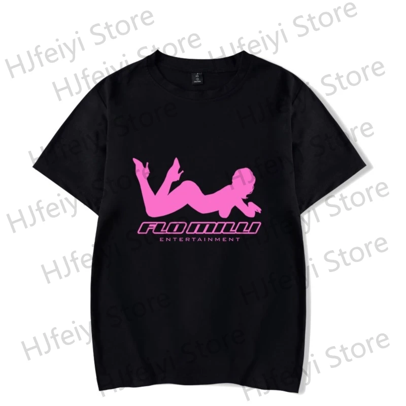 Flo Milli ENTERTAINMENT T-Shirt Merch For Women/Men Unisex Summer Casuals O-neck Short Sleeve Tshirt Tee