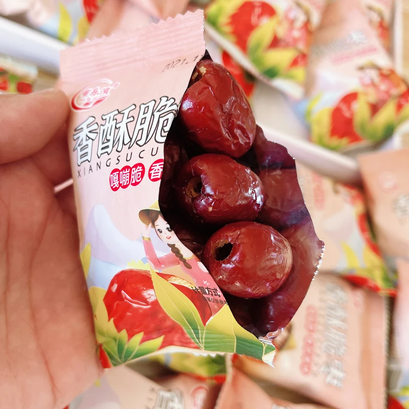 

Fragrant crispy dates, non-nuclear, crispy, cored, Xinjiang gray dates, dried, crunchy, casual Internet celebrity snacks