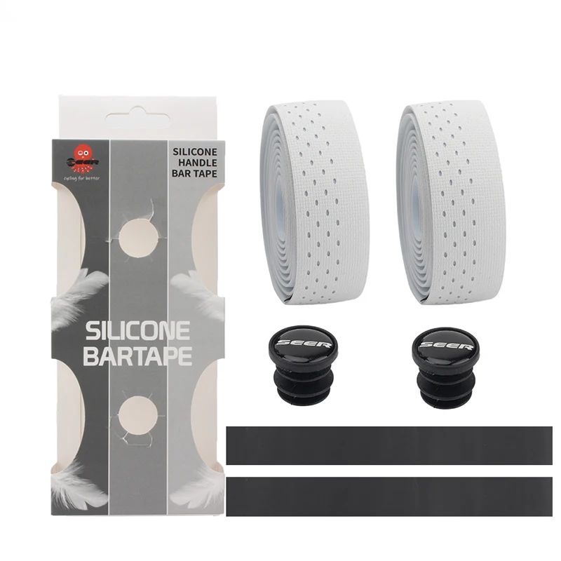 Road Bike Handlebar Tape Dirt-Resistant Non-Slip Shock Absorbing Bicycle Belt Ultralight RC material Handlebar Strap
