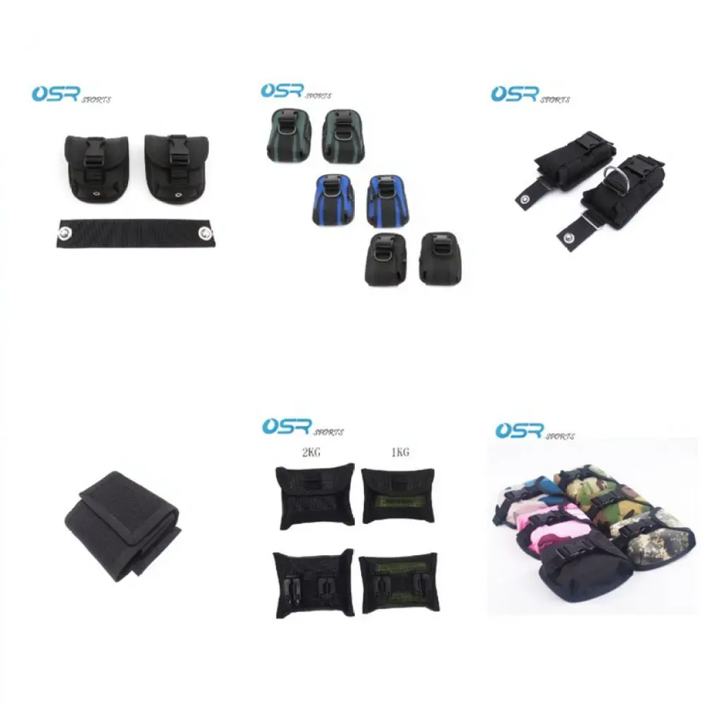 Nylon Diving Weight Pouch Quick Release Bag For Scuba Backplate Side Mount Technical Diving Equipment Accessory