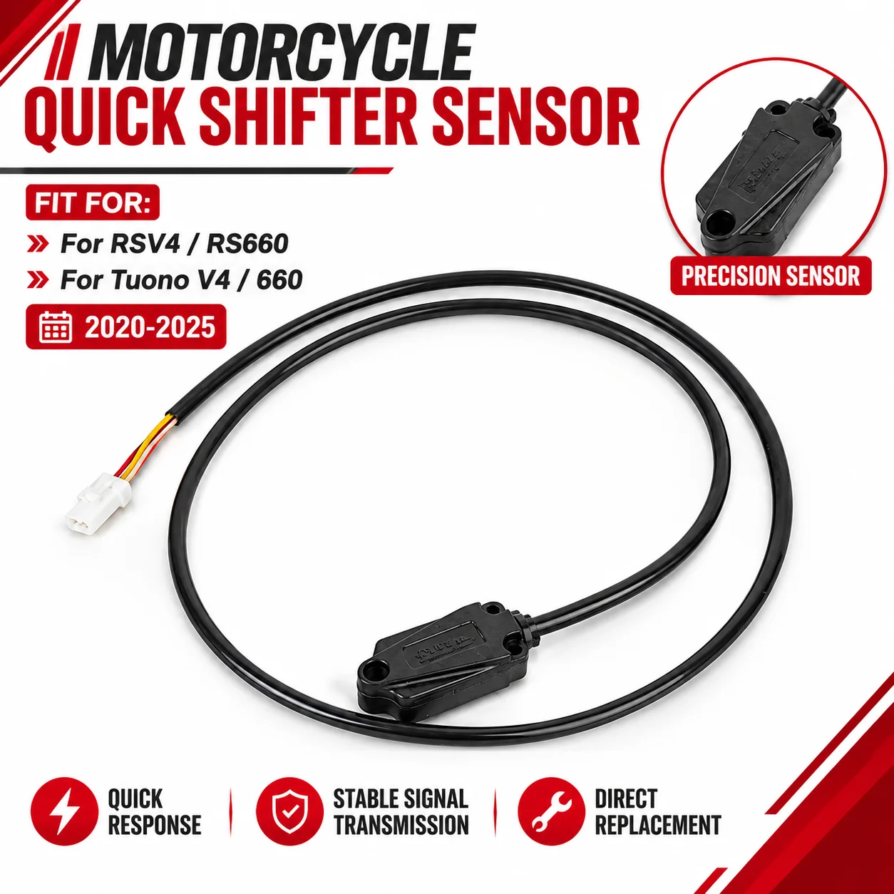 Motorcycle Quick Shift Device Unit Quickshift Sensor Dispositif For Aprilia RSV4 RS660 TuonoV4 Tuono660 Tuono 660 2020-2025 2024
