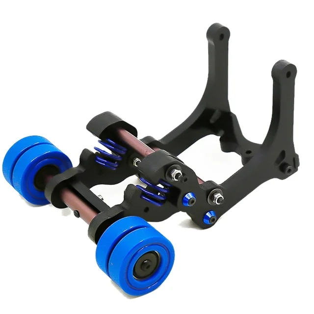 Nylon Double Wheel Wheelie Raise Head Bar for 1/10 Trxs EREVO E-REVO 2.0 86086-4 RC Car Parts