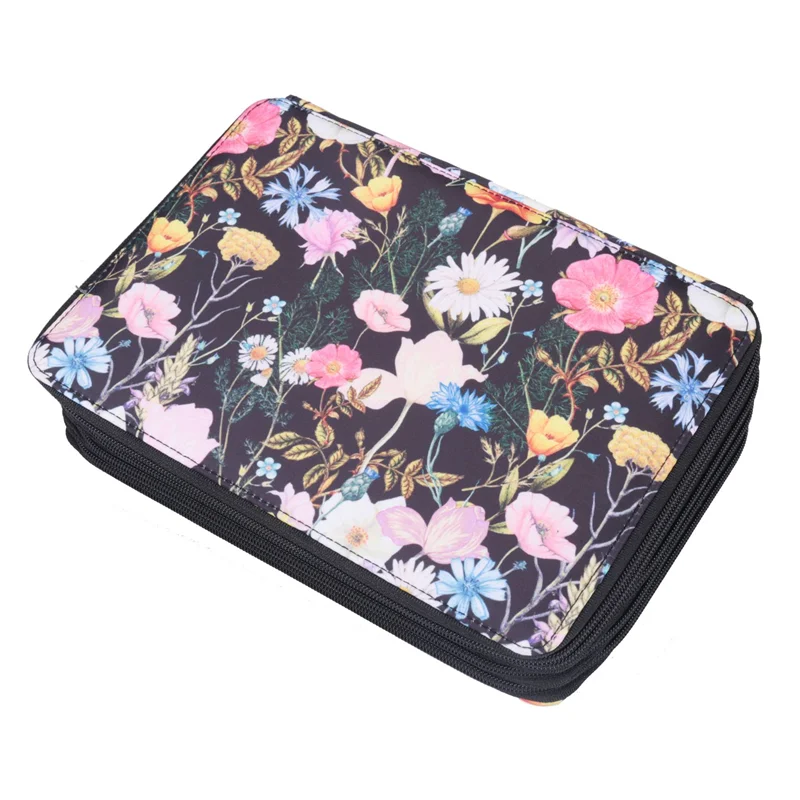 

250 Slots Colored Pencil Case Organizer With Zipper Large Capacity Pen Holder Bag For Student Or Artist