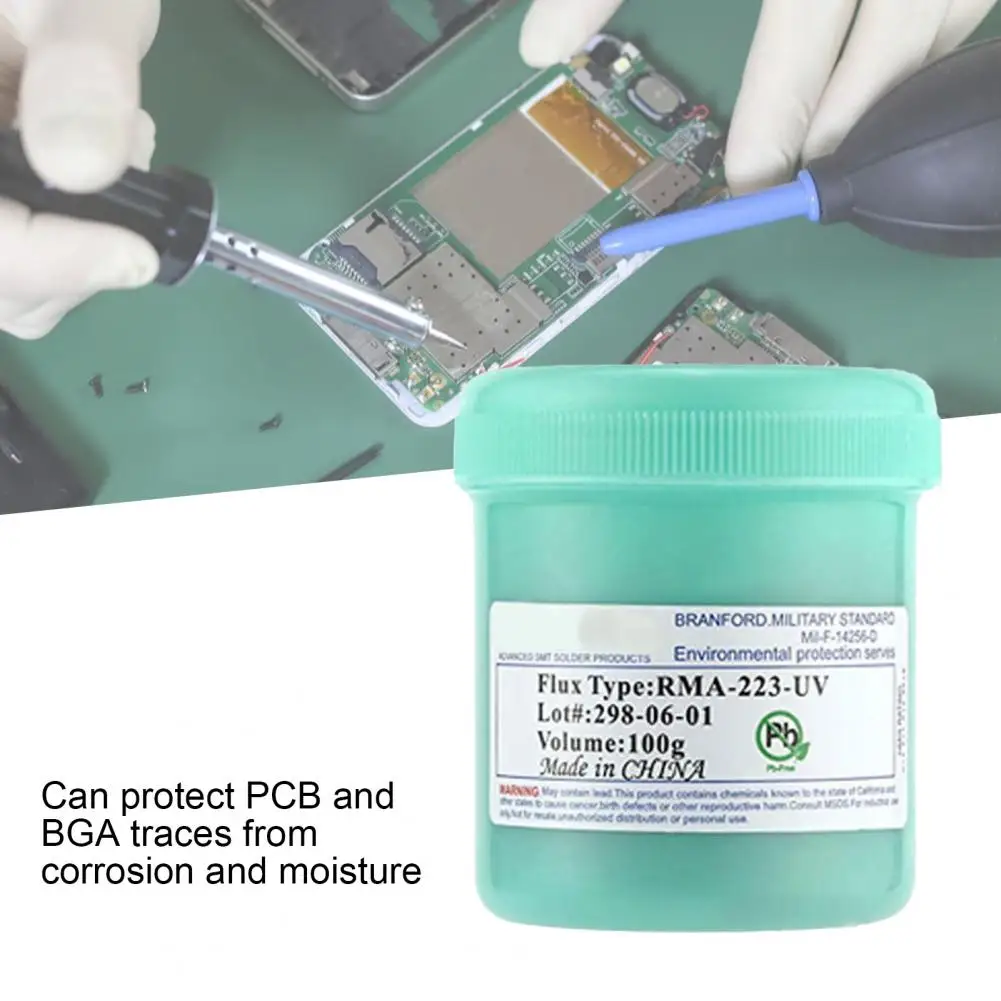 

Practical Excellent BGA Soldering Welding Repair Cream Lightweight Rosin Solder Paste Lead Free for Dorm