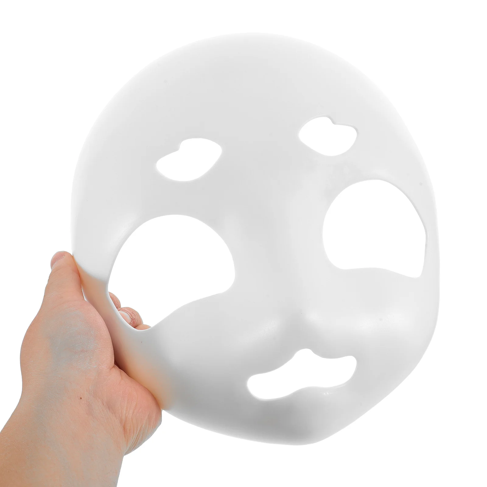 DIY 퍼슈트 헤드 베이스 마스크 3D 프린팅 페인트 가능한 동물 코스프레 해골 마스크 성인 및 어린이용 가벼운 풀 헤드 블랭크 파티용