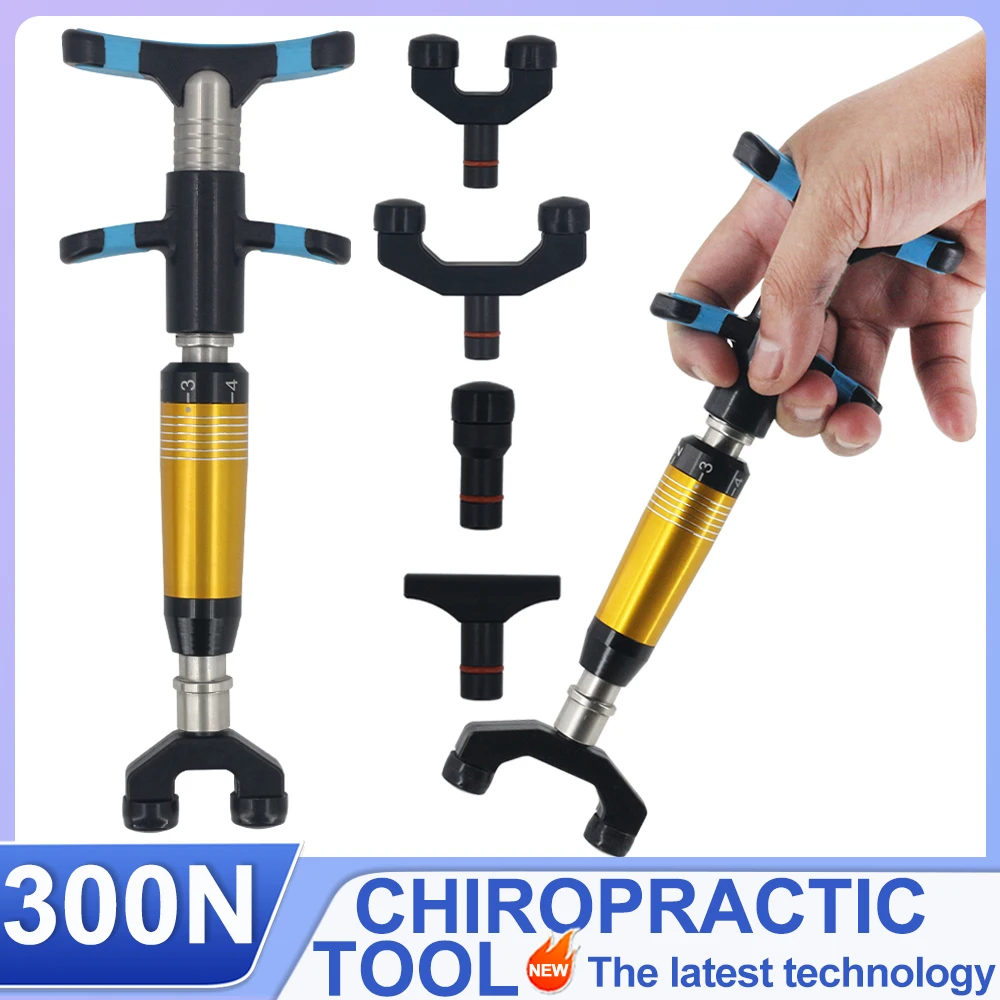 

Chiropractic Adjusting Gun New Spine Massage Tools Removal Limb Pain Relief Therapy Correction Spinal Manual Back Massager 300N