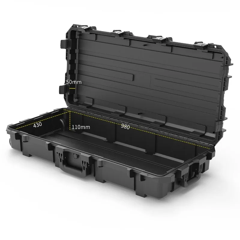 Off-Road Vehicle Top Waterproof Dustproof Anti-Vibration Tool Box Storage Portable Fishing Rod Outdoor Protective Tool Case