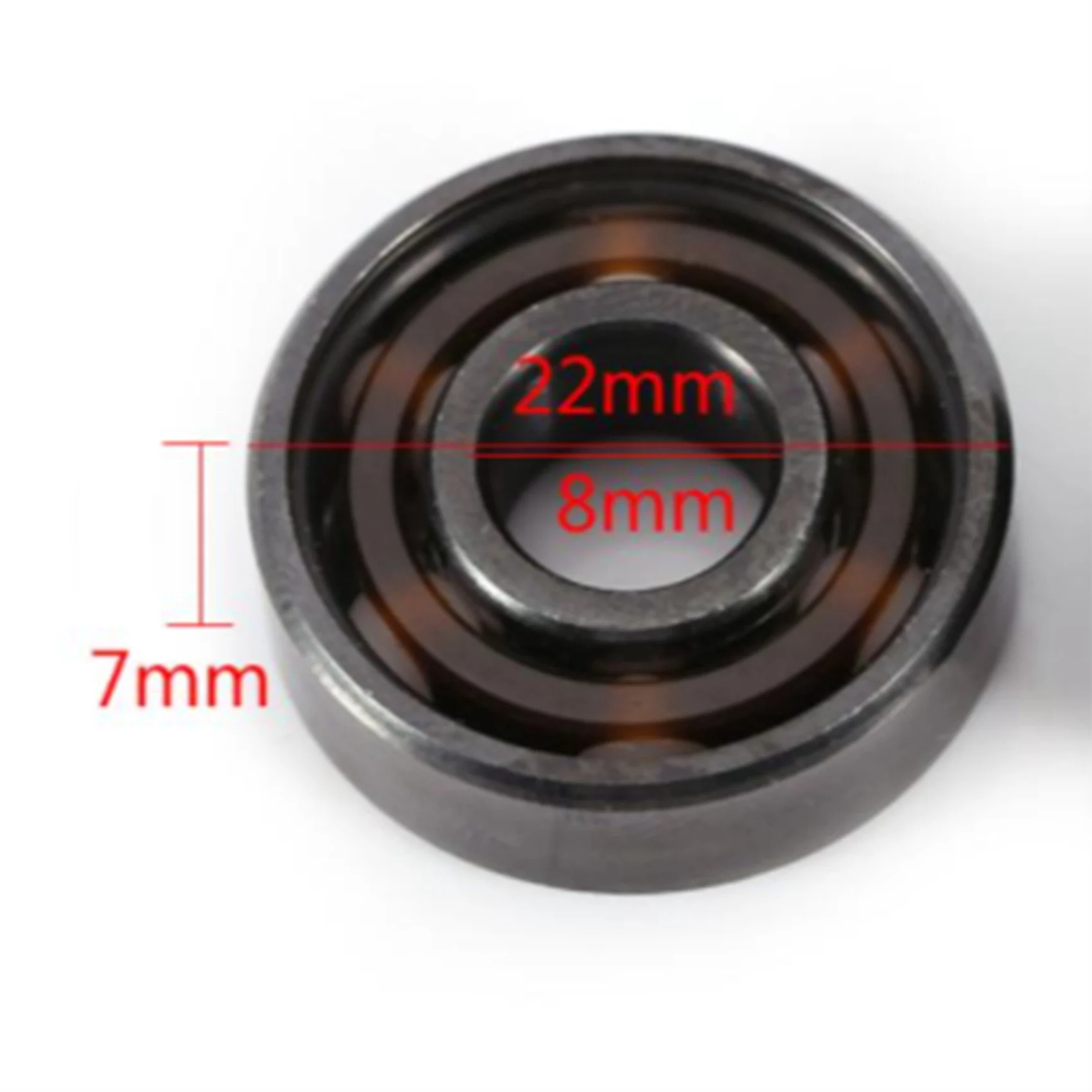AT63 160Pcs 608 Bearings 8x22x7mm ABEC-11 Hybrid Skateboard Bearings, Inline Roller Skating Wheels for Longboard