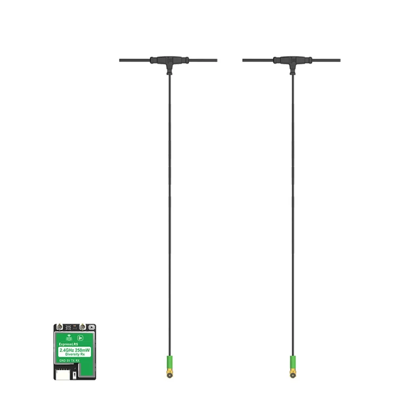 A45U para receptor Iflight ELRS 2,4 Ghz True Diversity RX FPV VRX receptor de antena Dual para Dron FPV