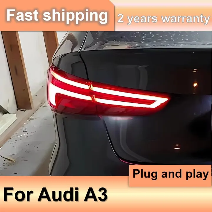 

Car Accessories for Audi A3 Tail Light 2013-2019 Audi A3 Tail Lamp Rear DRL Fog Brake Turn Signal Reversing