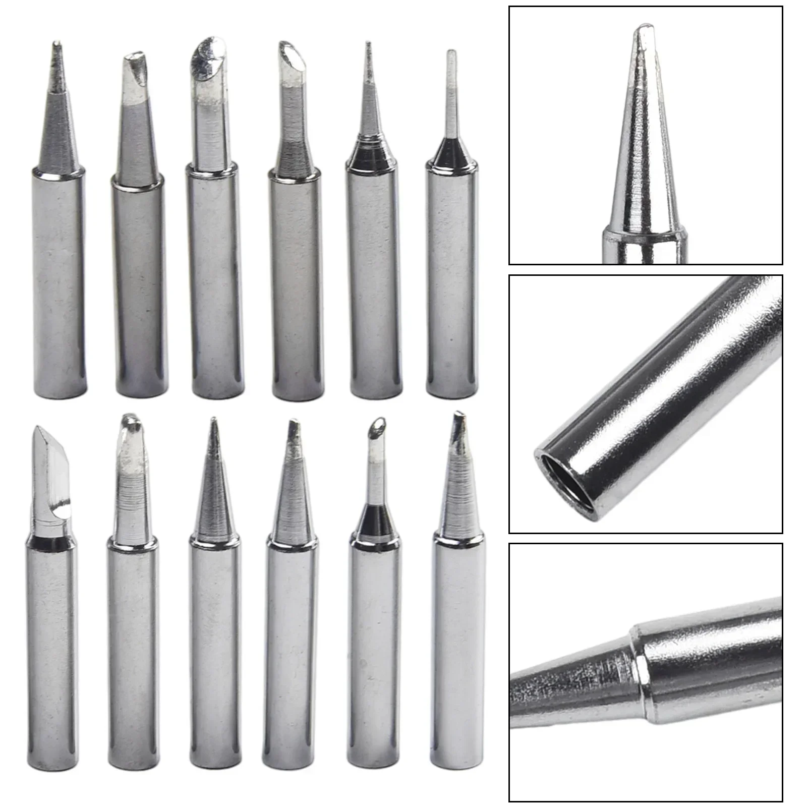 Station Tools Soldering Iron Tip (Approx.) 16mm (Approx.) 33mm 4mm 6mm 900M-T Silver 8586 High Quality Practical