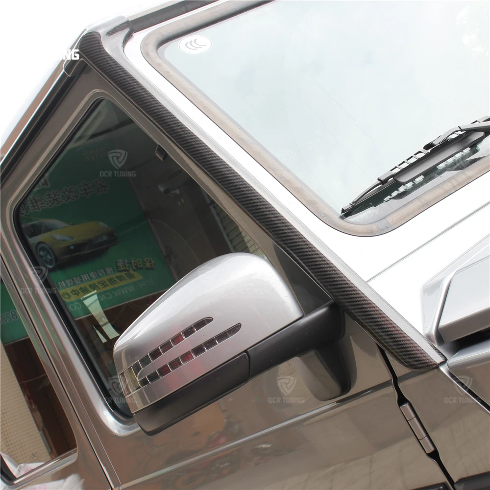 Für G-Klasse W463 G55 G63 G65 AMG Kohlefaser-Tür eine Säulenabdeckung G300 G500 G550 CF Außenverkleidungen