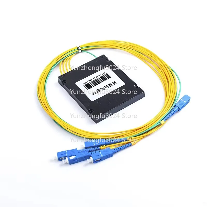 ABS plastic box type sc-upc Plc splitter cassette fiber optic equipment 1 * 4 1 * 8 1 * 16 Plc splitter