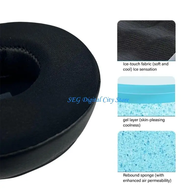 

U75B Durability Ice Cotton Replacement Earpads Earcups Dustproof For Tune 450BT/460BT