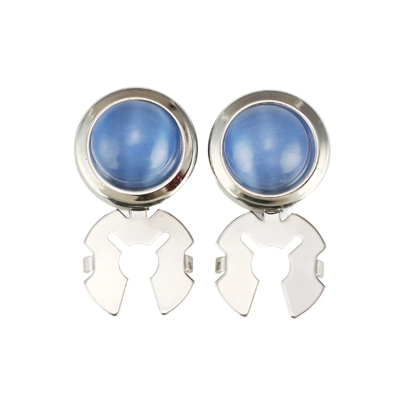 New Fashion Round Cufflinks for Men and Women Shirt Sleeve Buttons Covers Decorative Luxulry Jewelry Accessories Party Gifts