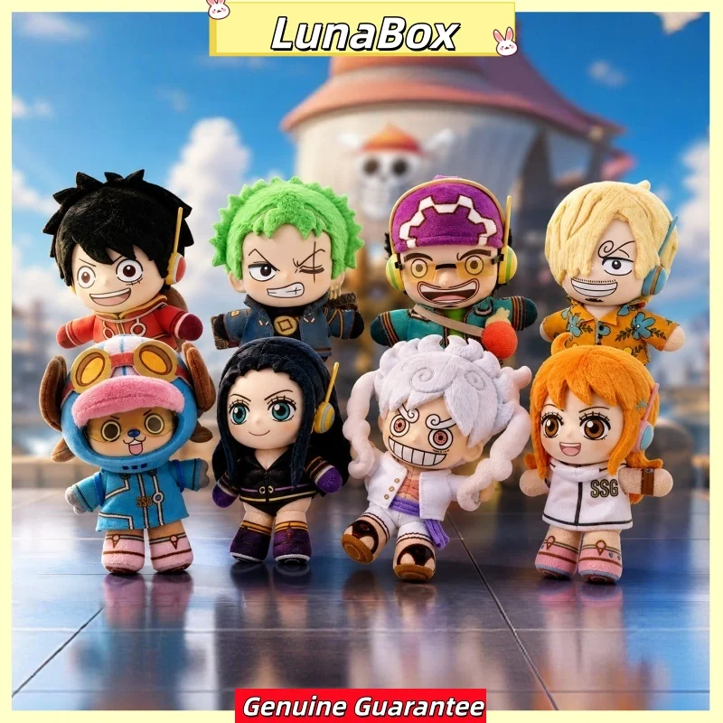 Caja Sorpresa Coleccionable de Peluche Original de One Piece, Arco de la Isla Egghead, Viaje de Ensueño Fantástico, Adorno para Bolsa, Regalo para Fans Adultos del Anime