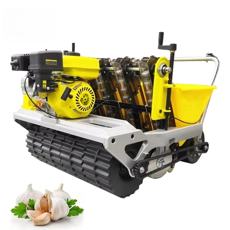 Engine Garlic Planting Machine with Motor & Gearbox High Productivity Farm Use Seeder Planter
